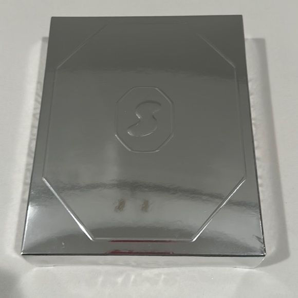 Skims x Swarovski Cotton Rib Crystal Plunge Bralette Light Heather Grey XL NEW - Picture 9 of 10